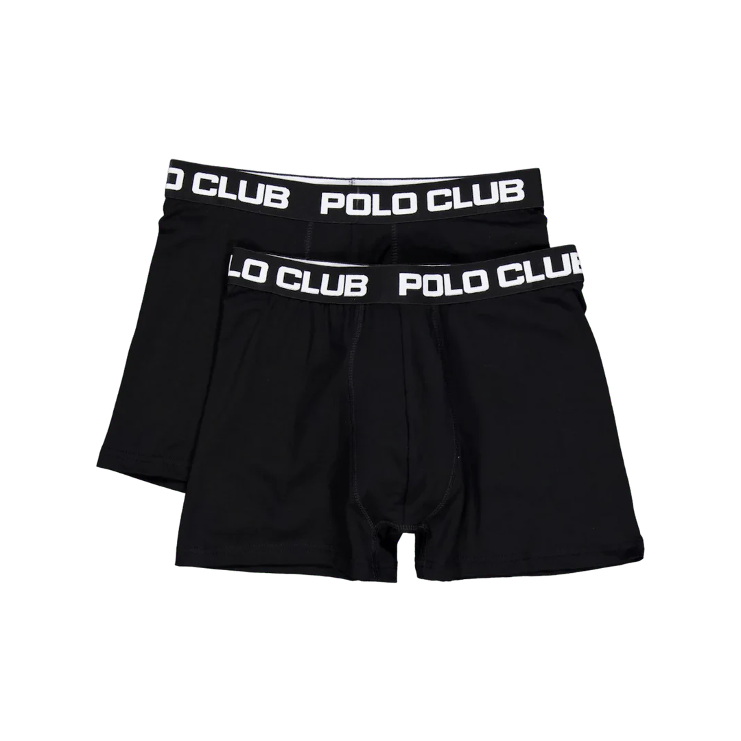 William 2-pack Boxer Black